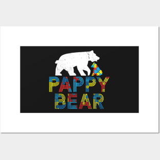 Pappy Bear Autism Awareness Proud Autism Posters and Art